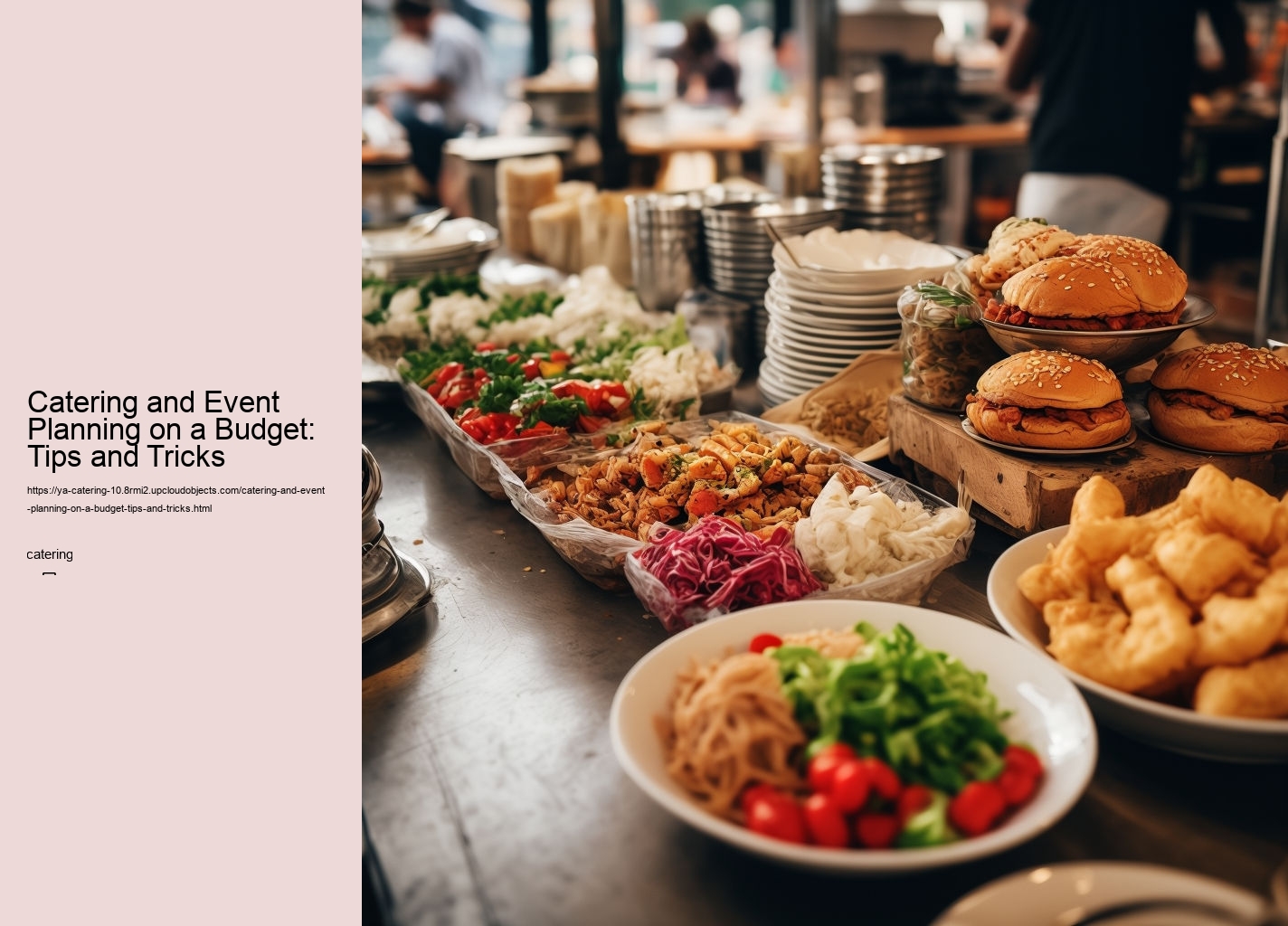 Catering and Event Planning on a Budget: Tips and Tricks