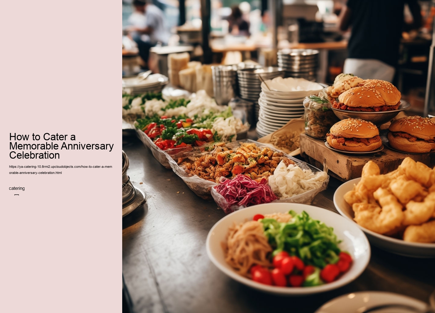 How to Cater a Memorable Anniversary Celebration